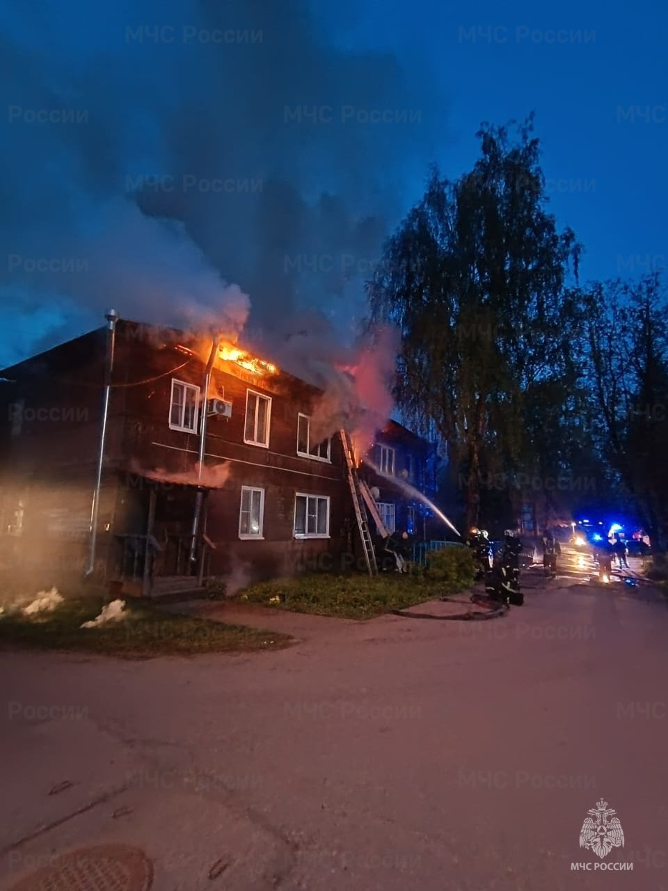 Пожар в г. Кострома ул. Судостроительная локализован