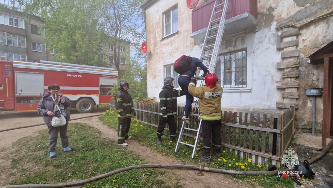 Пожар в г. Кострома, ул. Катушечная локализован