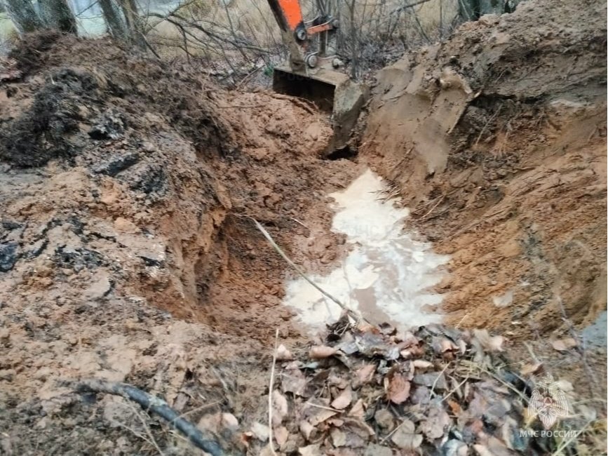 Аварийное отключение холодного водоснабжения в п.г.т. Красное-на-Волге